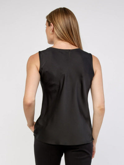 Joseph Ribkoff - Cowl Neck Top in Black 233048-Nicola Ross
