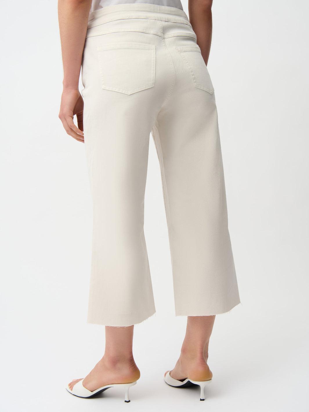 Joseph Ribkoff Cropped Mid-rise Trousers In Birch 261971-Nicola Ross