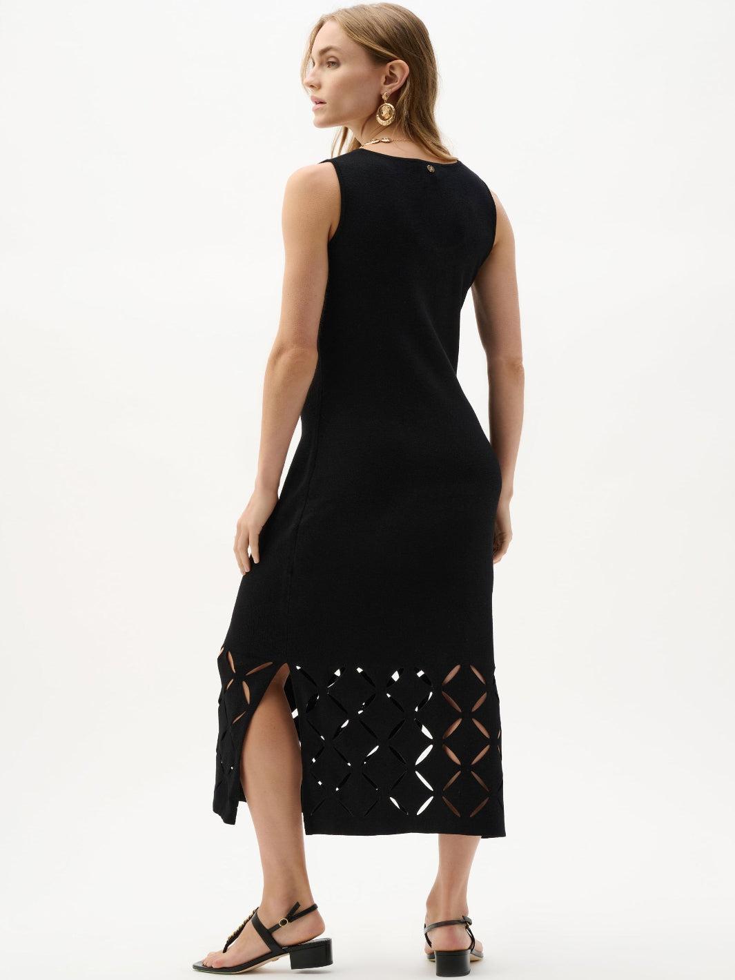 by nicola after dusk midi dress Joseph Ribkoff Cut-out Midi Dress In Black 262930 – Nicola Ross