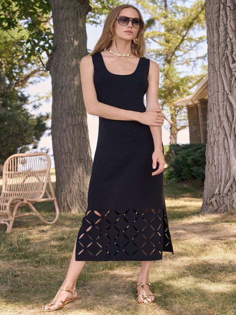 by nicola after dusk midi dress Joseph Ribkoff Cut-out Midi Dress In Black 262930 – Nicola Ross