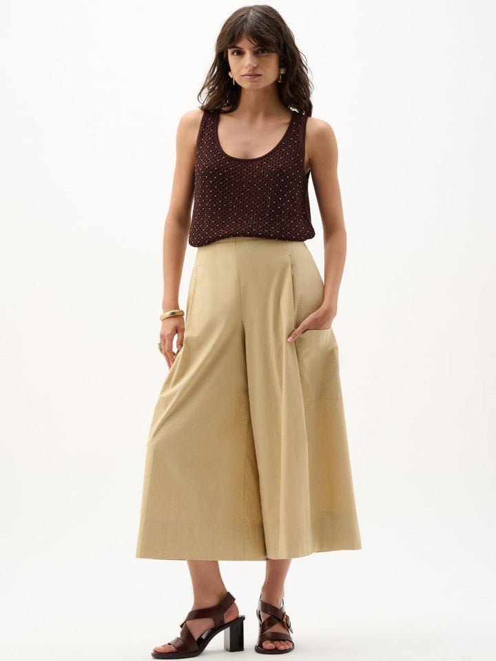 Joseph Ribkoff Embellished Knit Cami In Mahogony 262957-Nicola Ross