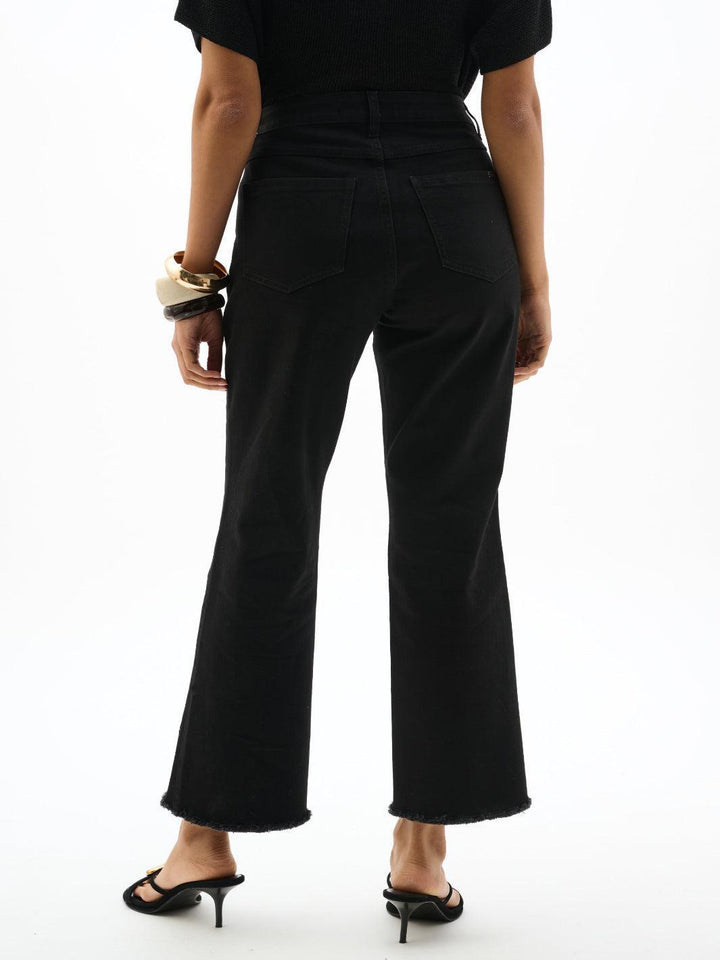 Joseph Ribkoff Embroidered Jeans In Black 262981-Nicola Ross