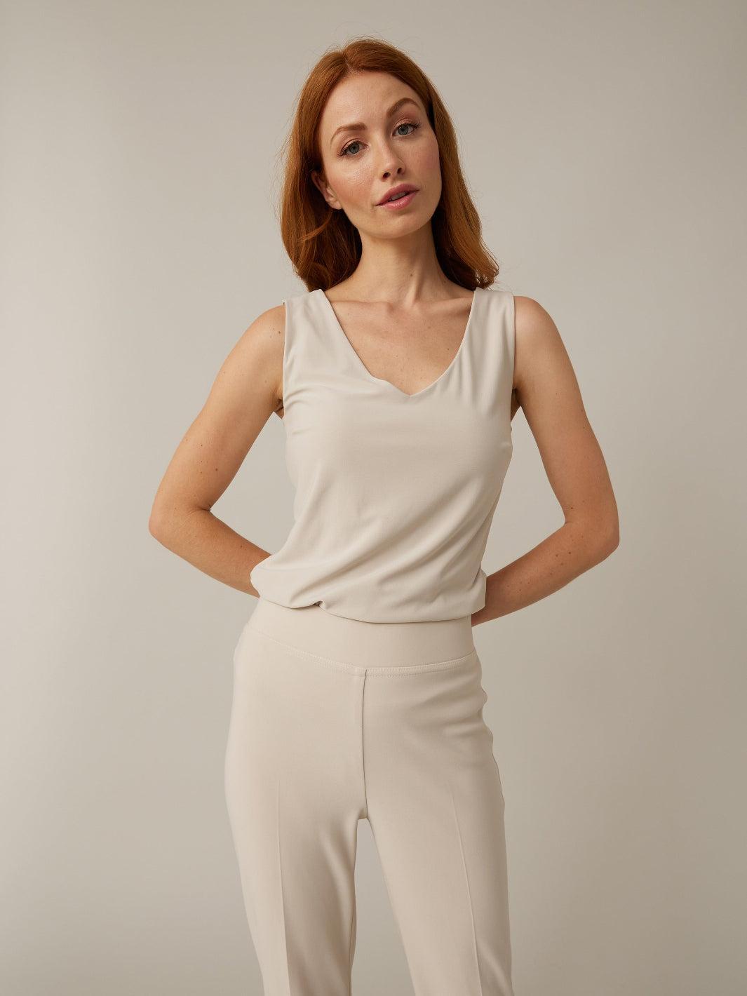 Joseph Ribkoff Essential Pant In Moonstone 143105NOS-Nicola Ross