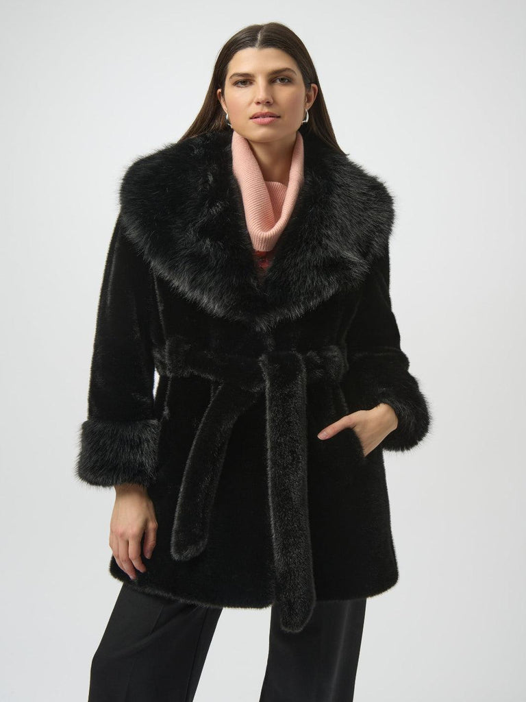 Joseph-Ribkoff-Faux-Fur-Coat-