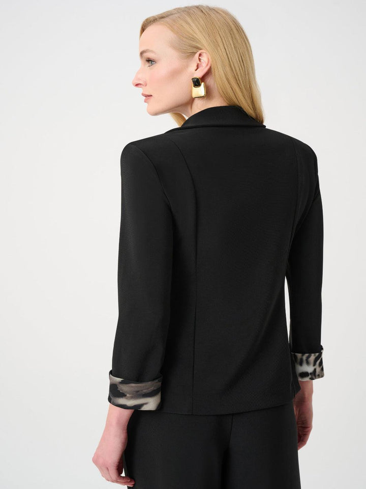 Joseph Ribkoff Fitted Blazer In Black 263747-Nicola Ross