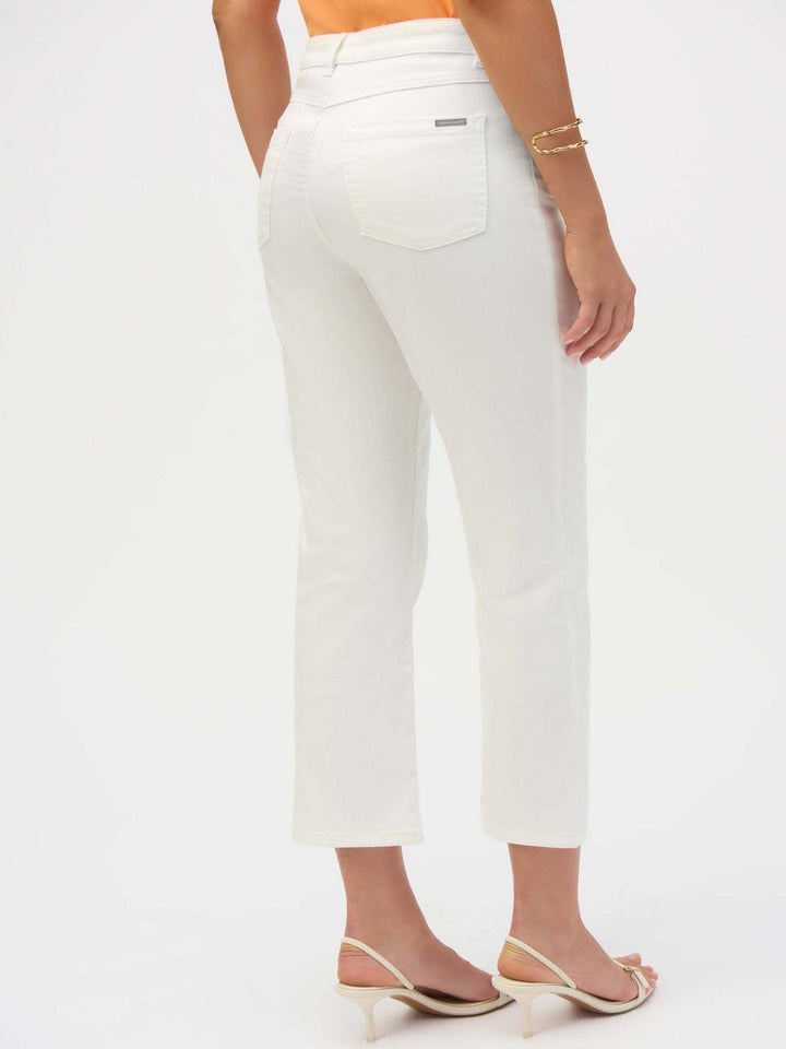 Joseph Ribkoff Flare Mid-rise Jeans In White 252926x-Nicola Ross