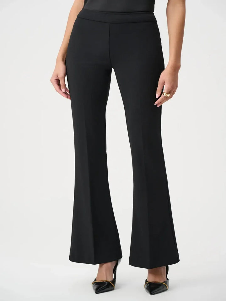 Joseph Ribkoff Flared Trouser In Black 263234-Nicola Ross