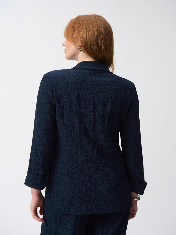 Joseph Ribkoff Formal Hip-length Blazer In Midnight Navy 251082-Nicola Ross