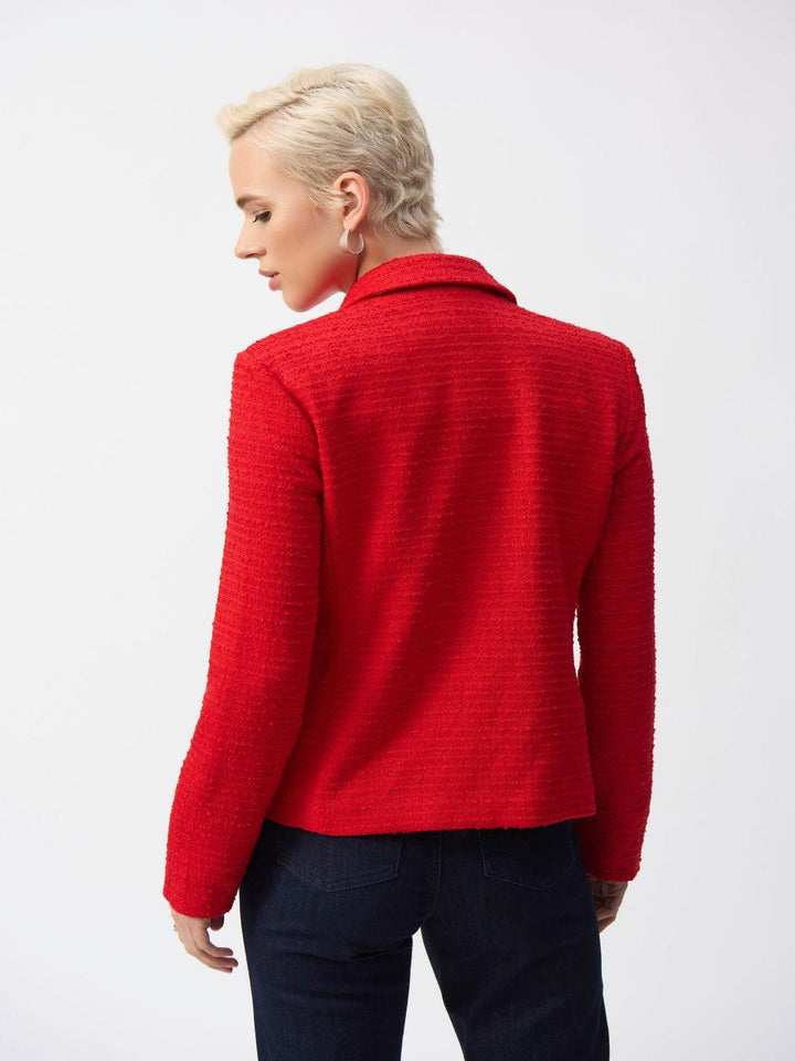 Joseph Ribkoff Formal Hip-length Blazer In Radiant Red 251239-Nicola Ross