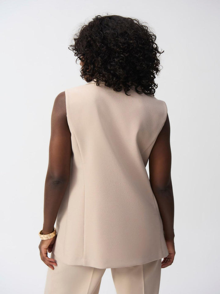 Joseph Ribkoff Formal Sleeveless Top In Beige 251264-Nicola Ross