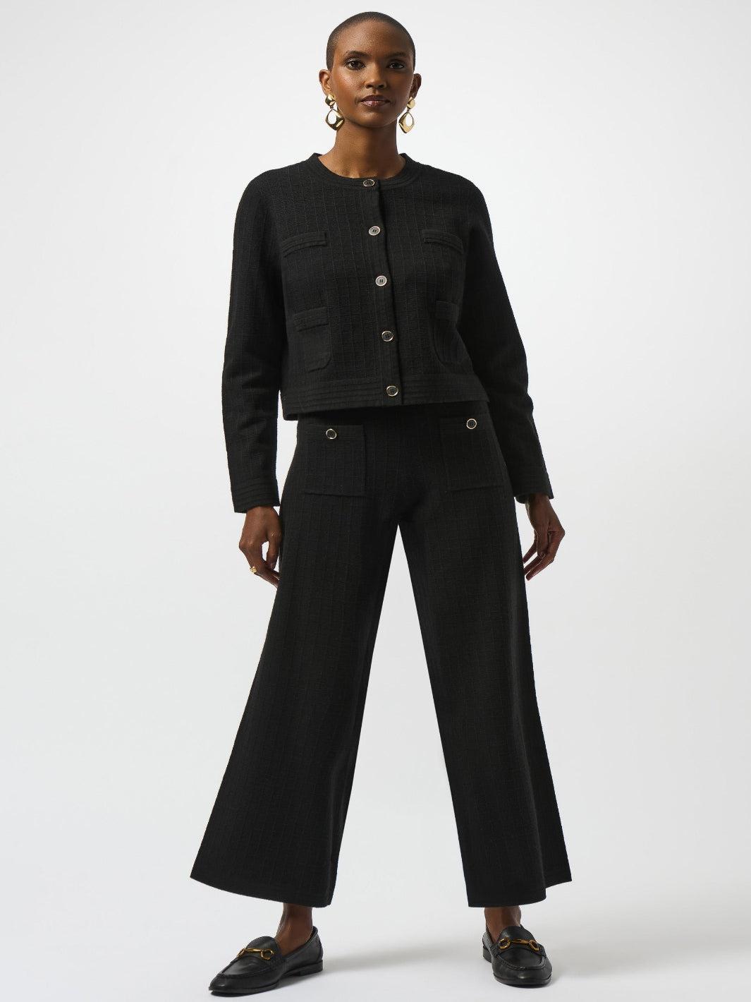 Joseph Ribkoff Full-length Formal Trousers In Black 253984-Nicola Ross