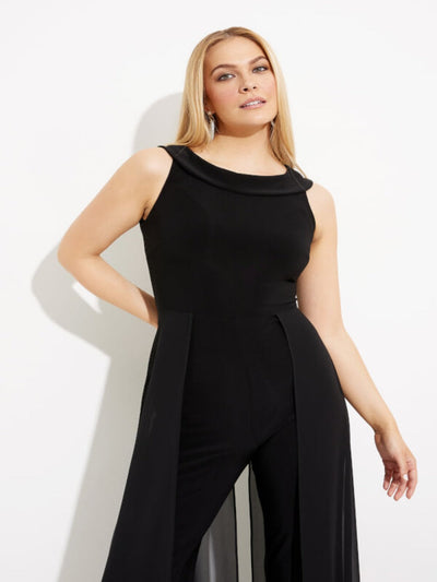 Joseph Ribkoff - Halter Neck Jumpsuit In Black 233744-Nicola Ross