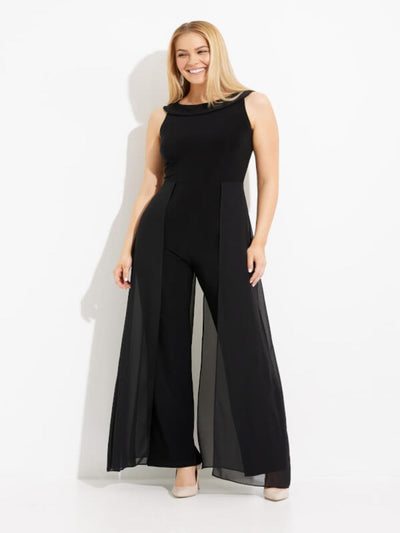 Joseph Ribkoff - Halter Neck Jumpsuit In Black 233744-Nicola Ross