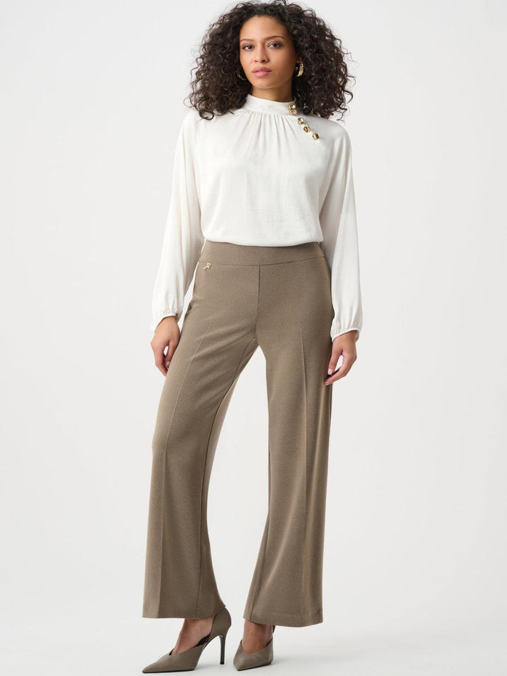 Joseph Ribkoff High Neck Top In Winter White 263020-Nicola Ross