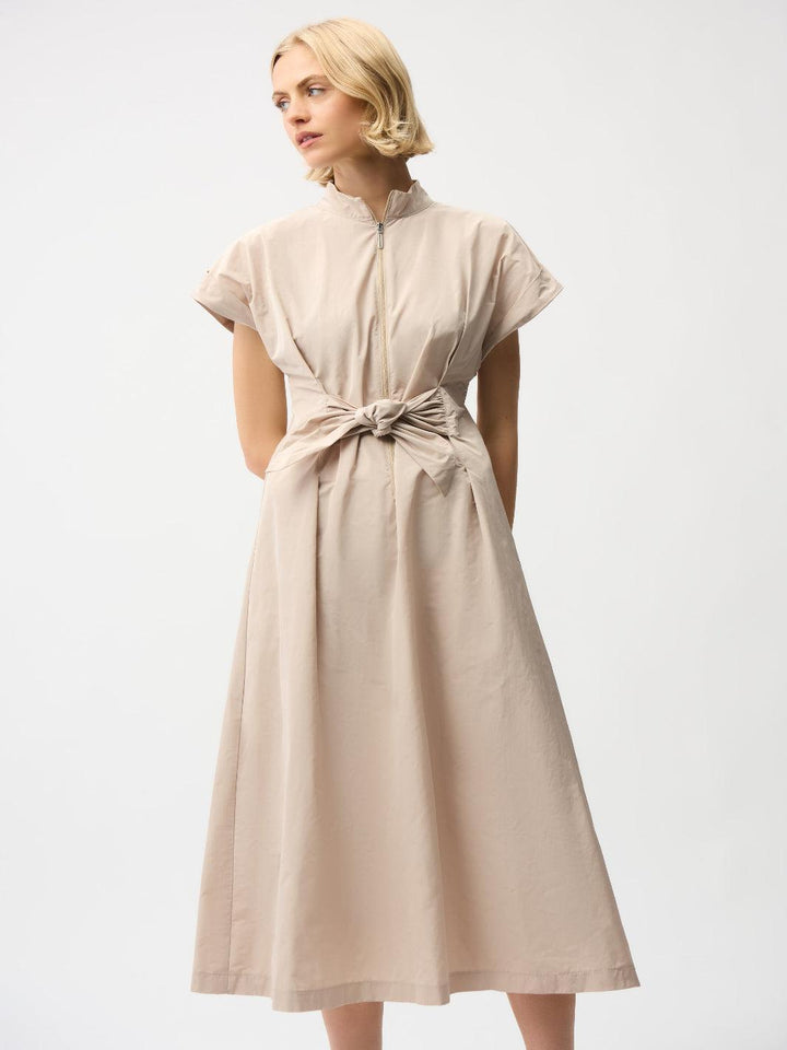 Joseph Ribkoff High-neck Dress In Beige 261177-Nicola Ross