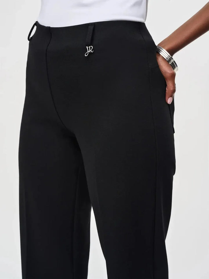 Joseph Ribkoff High-rise Wide-fit Trousers In Black 243049F25-Nicola Ross