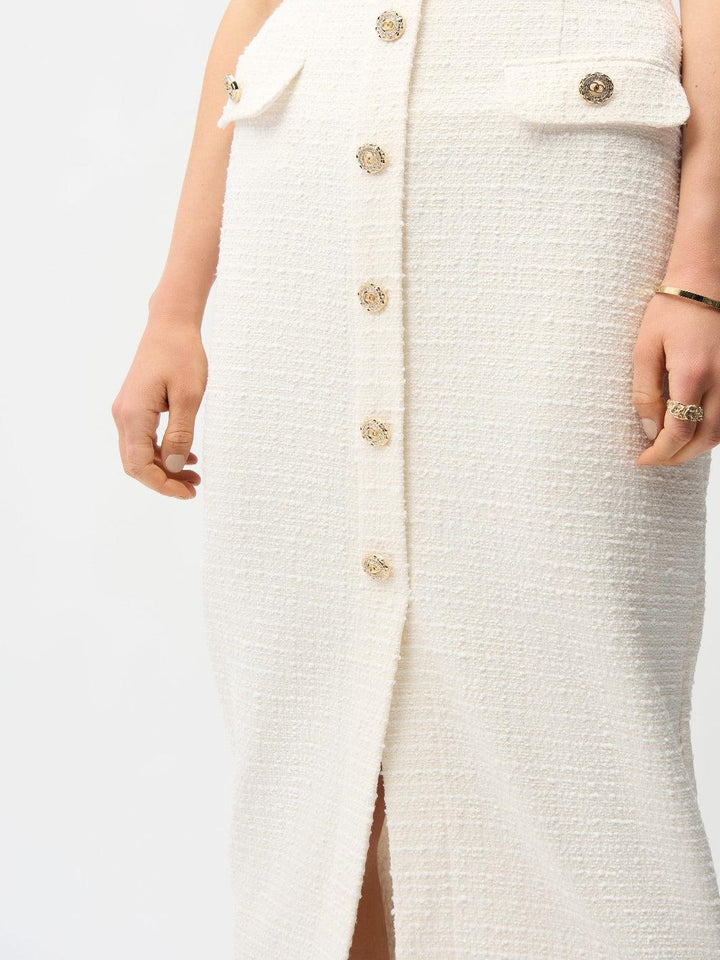 Joseph Ribkoff High-waist Skirt In Off-White 261301-Nicola Ross