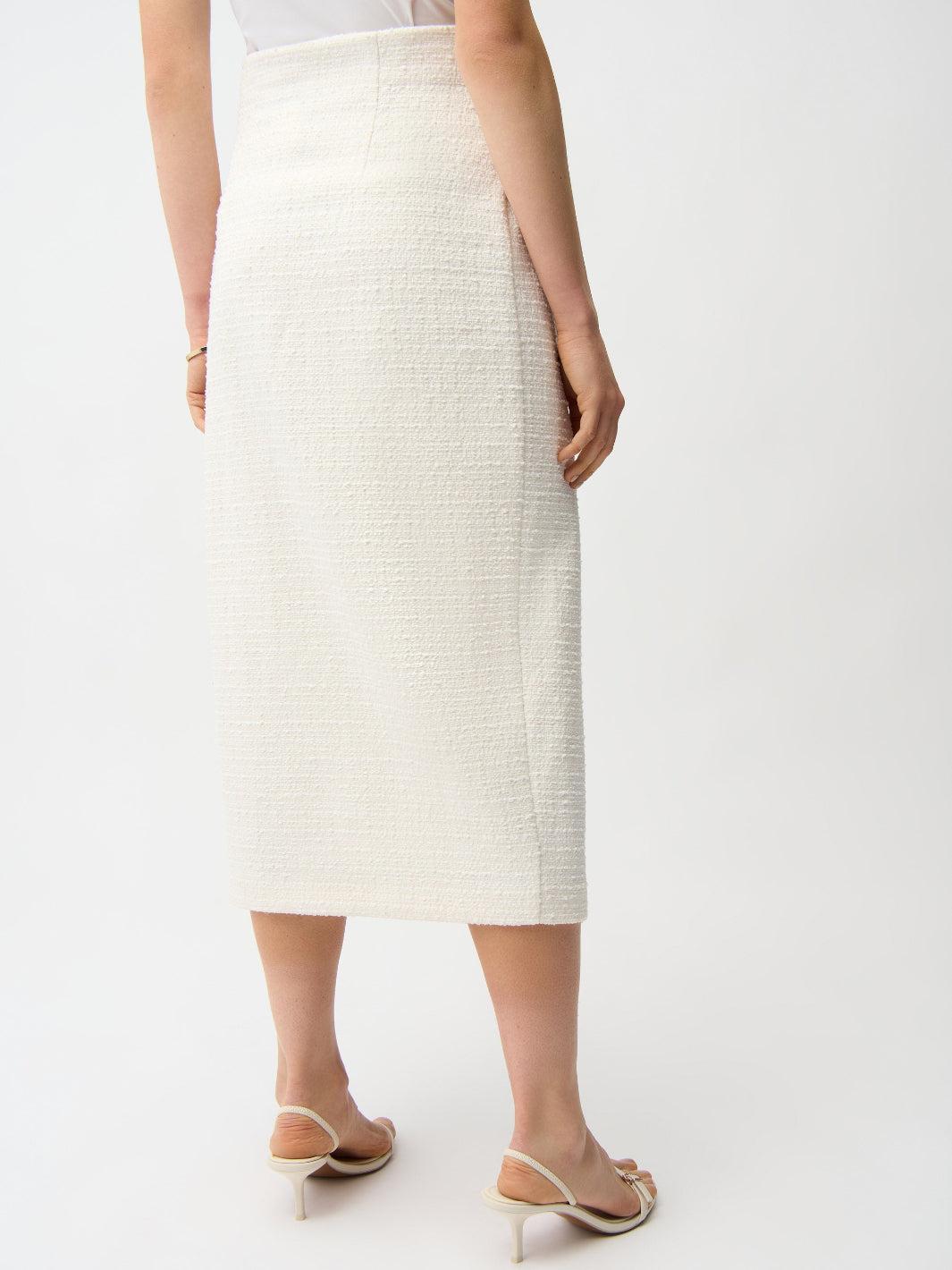 Joseph Ribkoff High-waist Skirt In Off-White 261301-Nicola Ross
