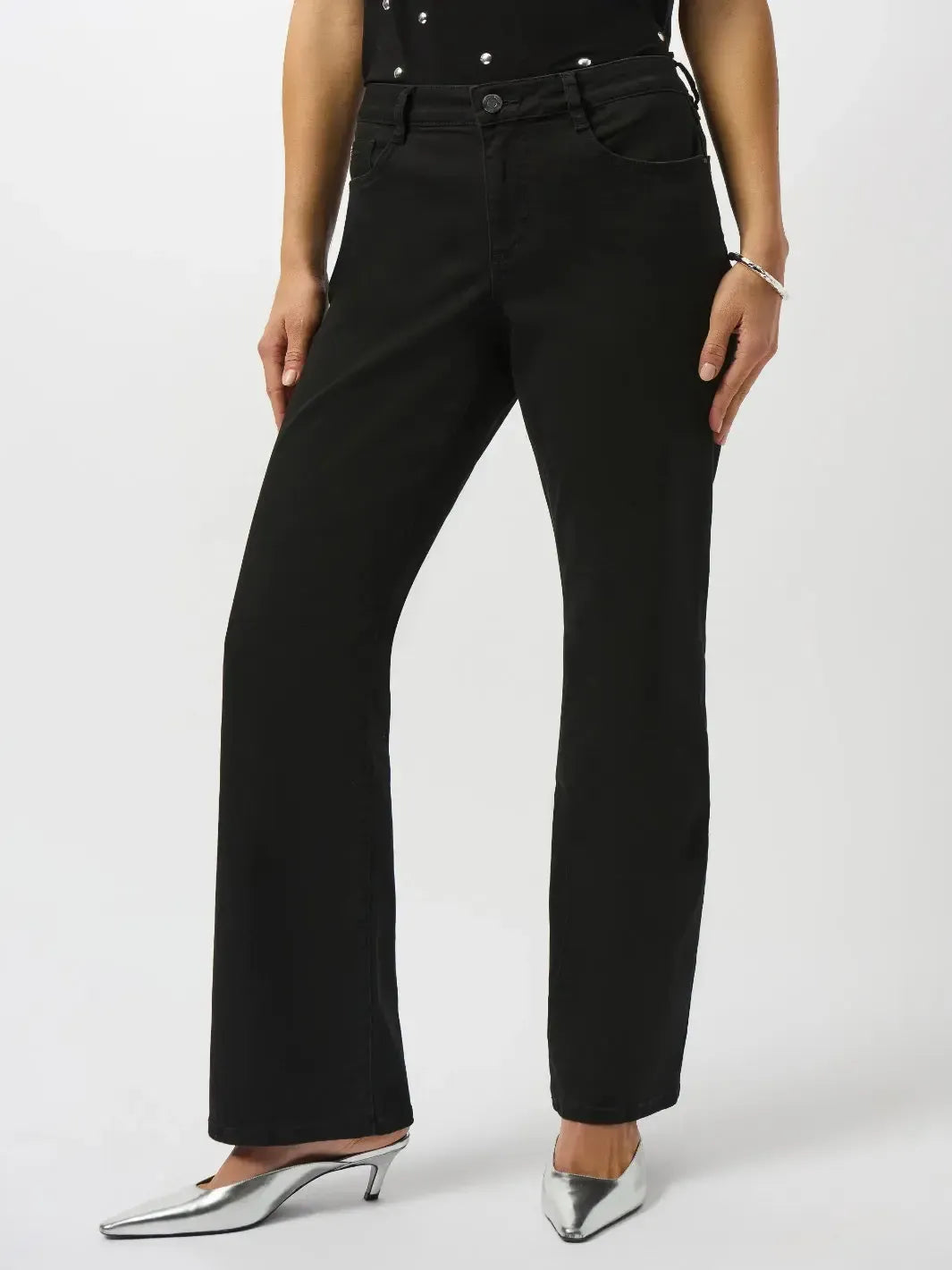 Joseph Ribkoff High-waisted Jeans In Black 251967B25-Nicola Ross