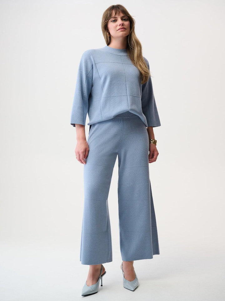 Joseph Ribkoff High-waisted Trousers In Chambray 261982-Nicola Ross
