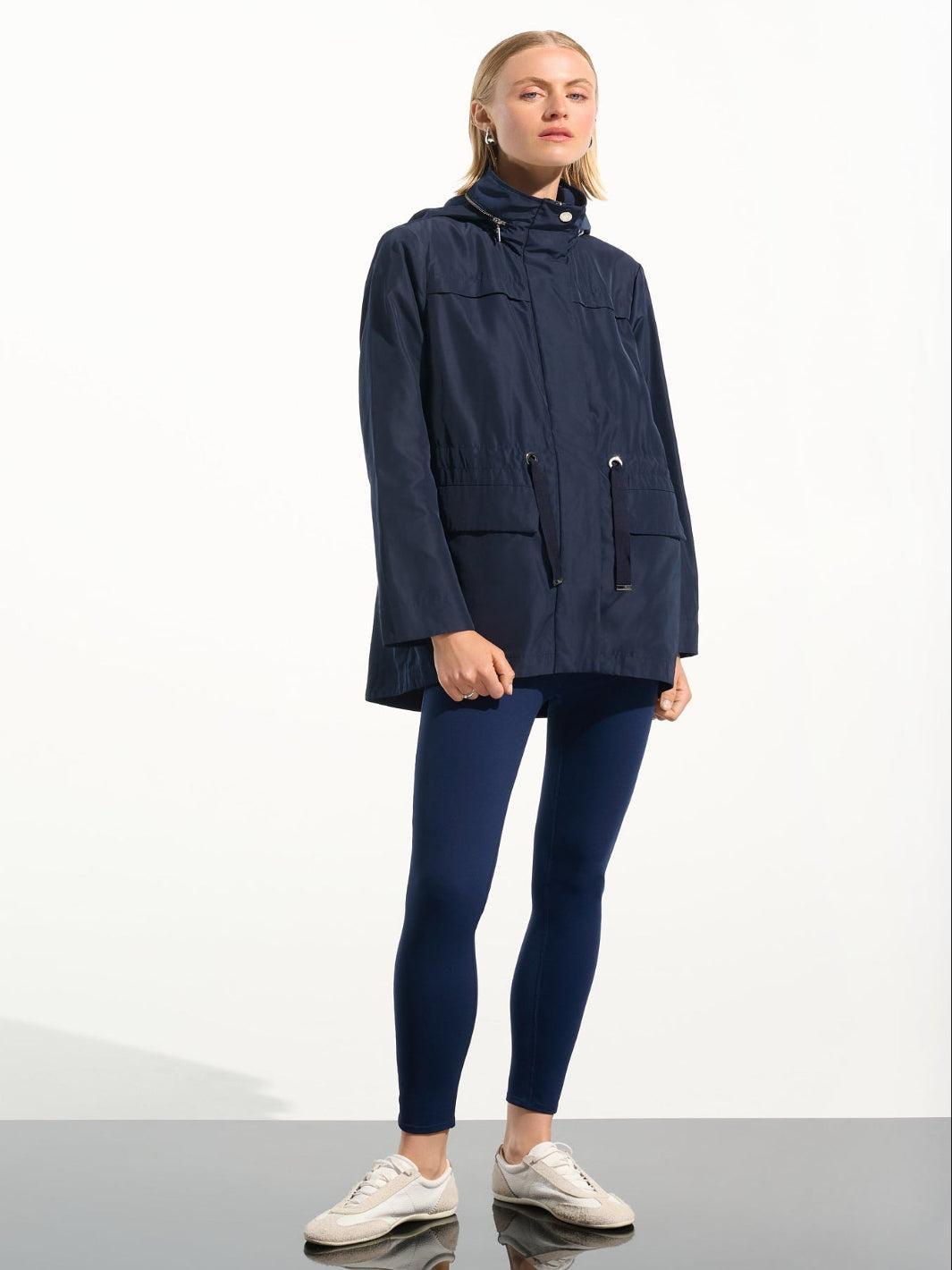 Joseph Ribkoff Hooded Jacket In Indigo 261630-Nicola Ross