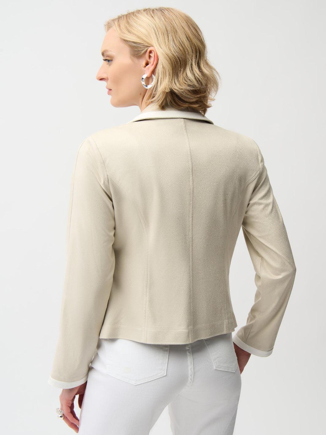Joseph Ribkoff Jacket In Moonstone/Vanilla 261912-Nicola Ross