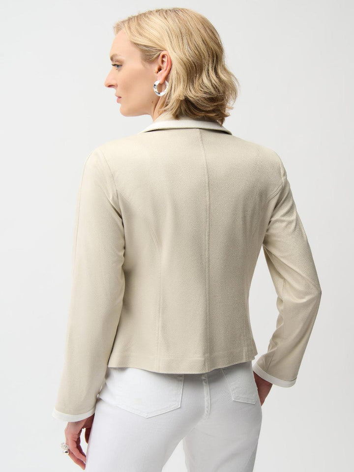 Joseph Ribkoff Jacket In Moonstone/Vanilla 261912-Nicola Ross