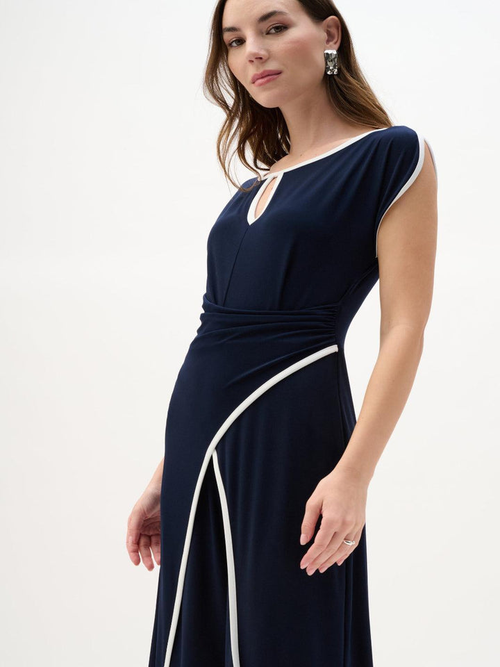 Joseph Ribkoff Jumpsuit In Midnight Blue/Vanilla 262092-Nicola Ross