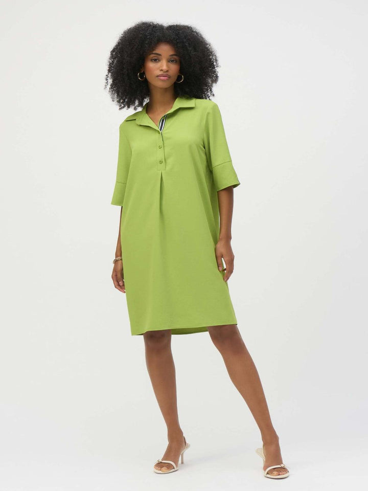 Joseph Ribkoff Knee-length Shirt Dress In Green 252020-Nicola Ross