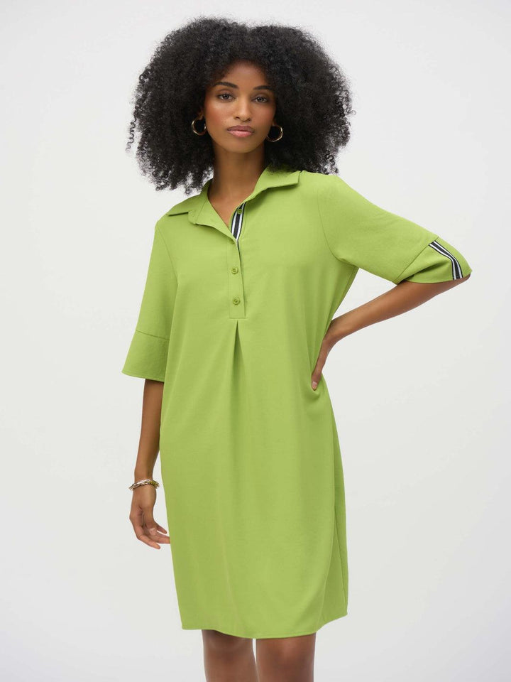 Joseph Ribkoff Knee-length Shirt Dress In Green 252020-Nicola Ross