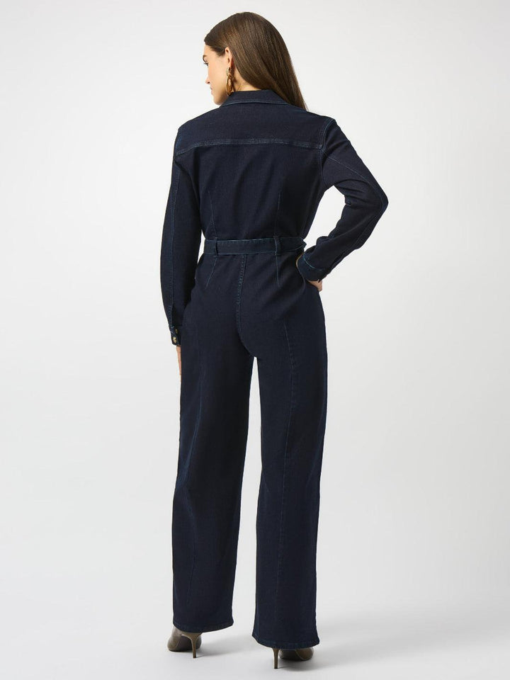 Joseph Ribkoff Long Sleeve Utility Jumpsuit In Indigo 253948-Nicola Ross