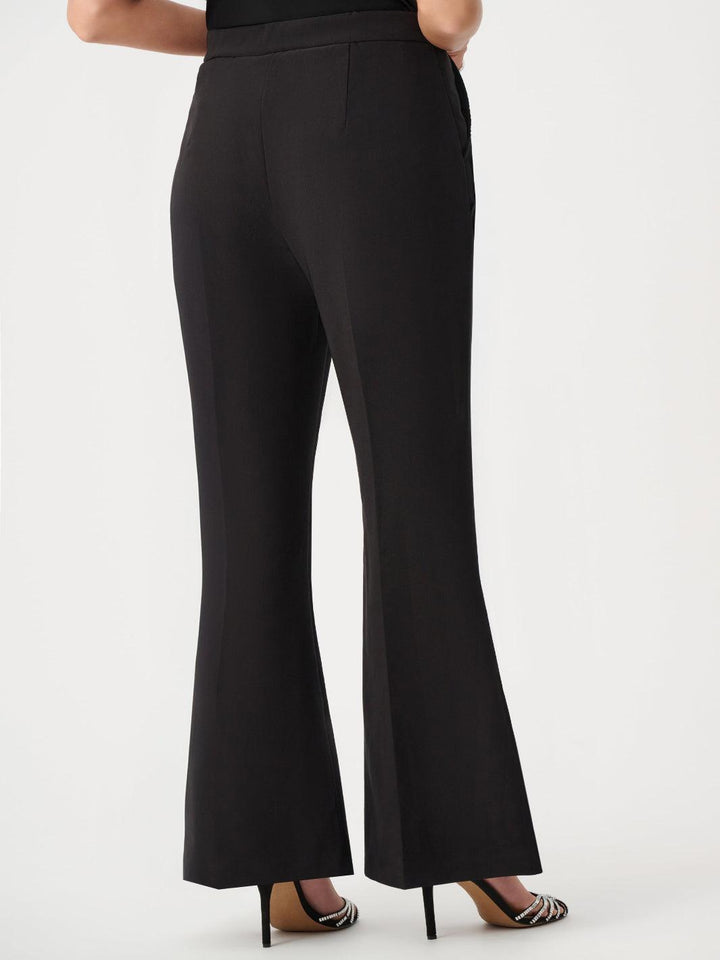 Joseph Ribkoff Luxe Flared Trousers In Black 263746-Nicola Ross