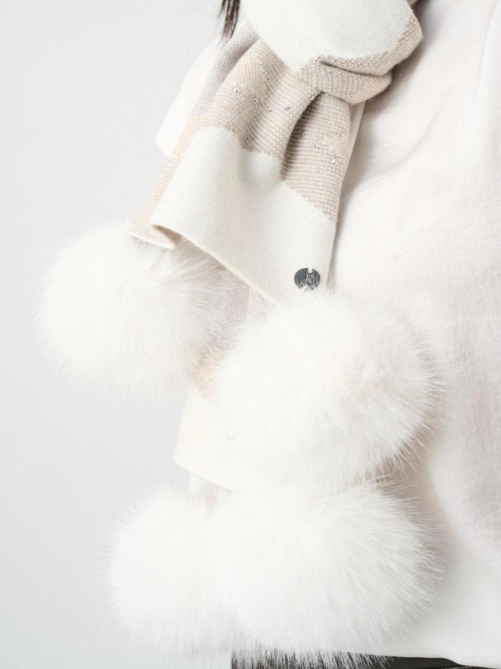 Joseph Ribkoff Luxury Scarf In Winter White/Multi 263981-Nicola Ross