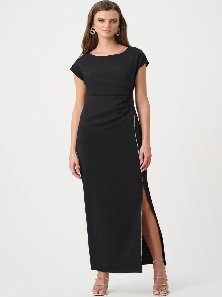 Joseph Ribkoff Maxi Dress In Black 261713F26-Nicola Ross