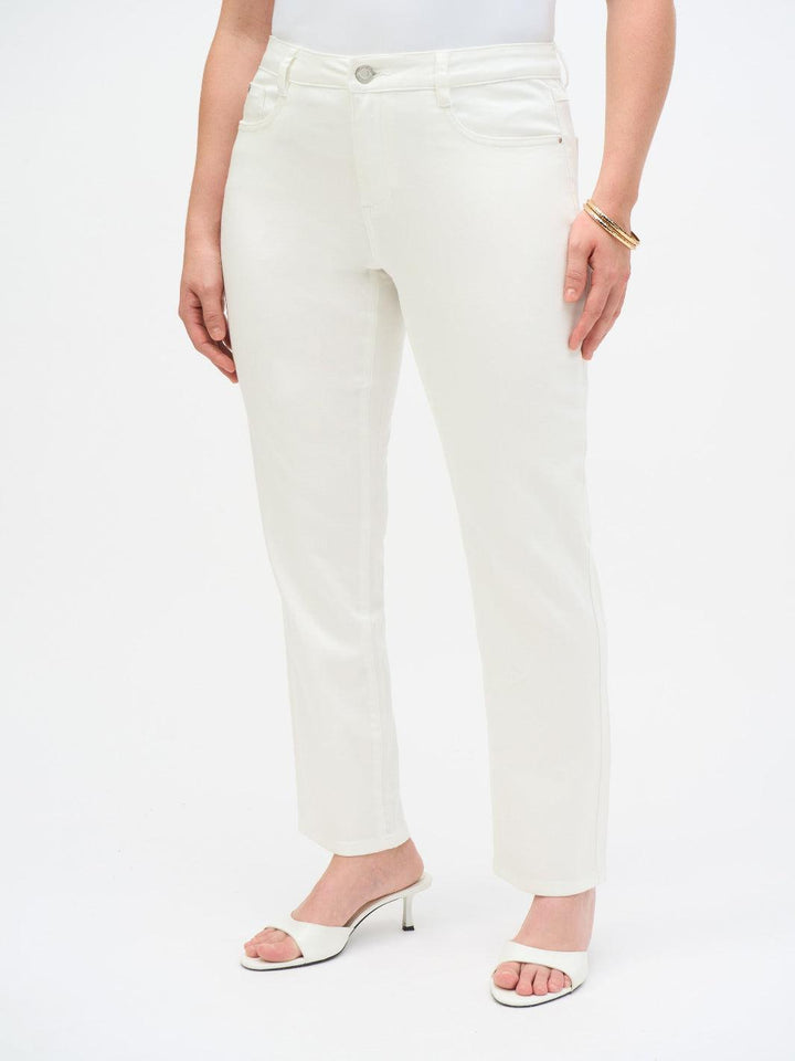 Joseph Ribkoff Mid-Rise Casual Jeans In Off White 251966X-Nicola Ross