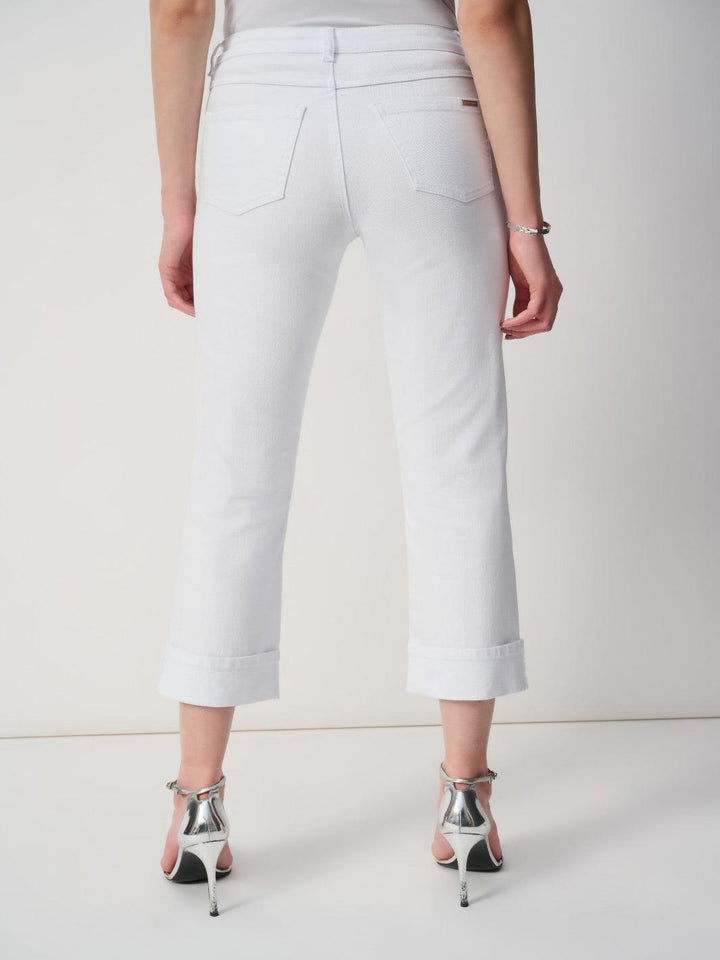 Joseph Ribkoff Mid-rise Ankle Jeans In White 251960-Nicola Ross