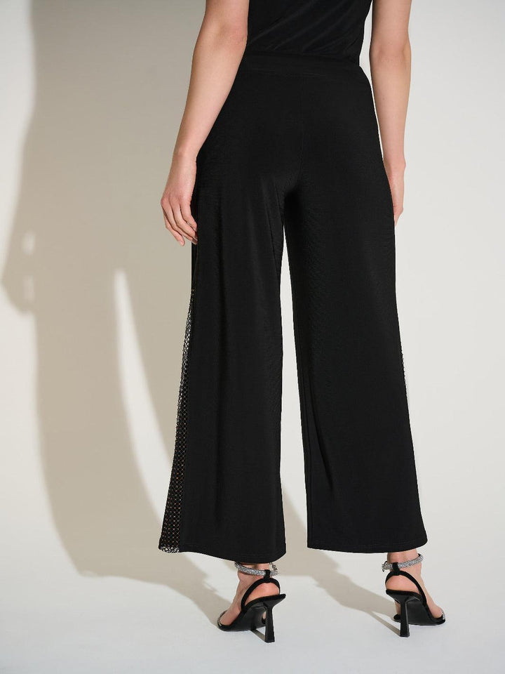 Joseph Ribkoff Mid-rise Wide-leg Trousers In Black 253729-Nicola Ross