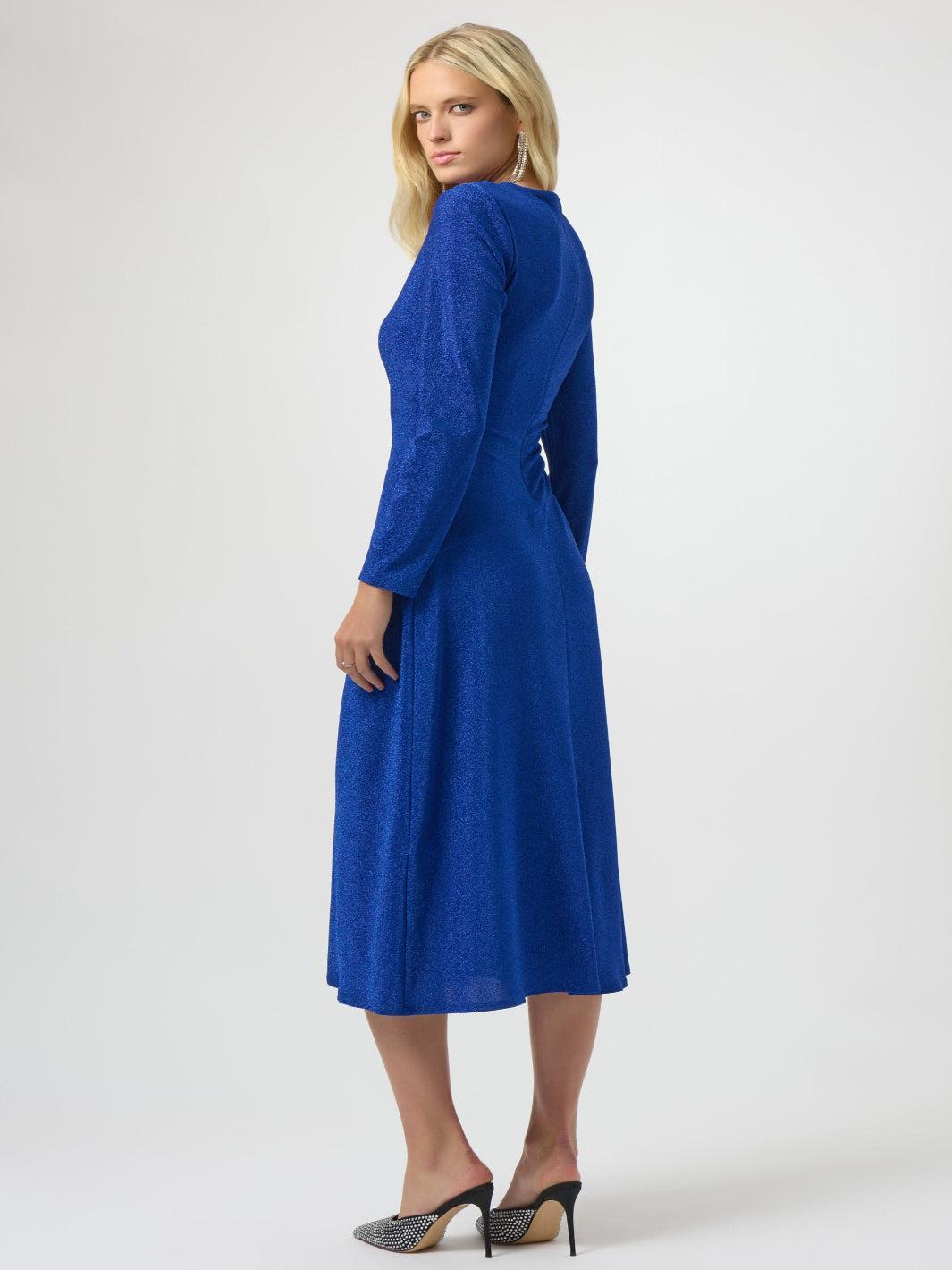 Joseph Ribkoff Midi Sheath Dress In Royal Sapphire 254082-Nicola Ross