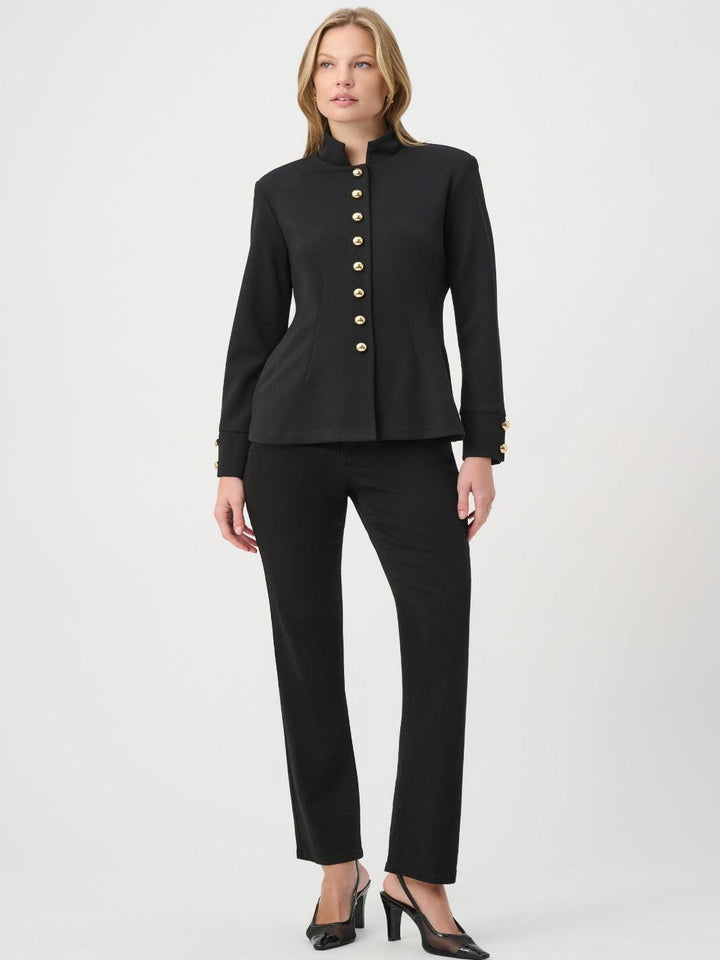 Joseph Ribkoff Military Jacket In Black 264044-Nicola Ross