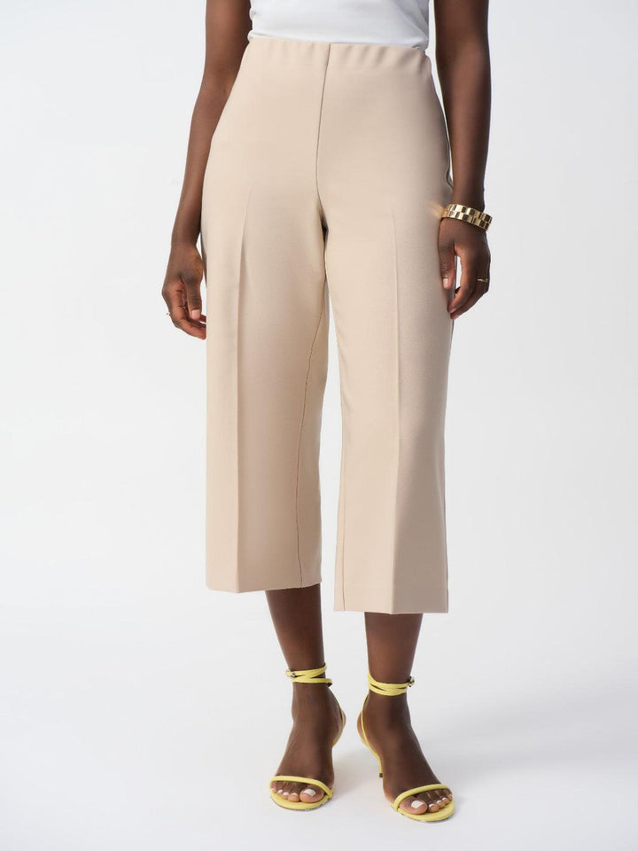Joseph Ribkoff Pleated High-waisted Trousers In Beige 251265-Nicola Ross