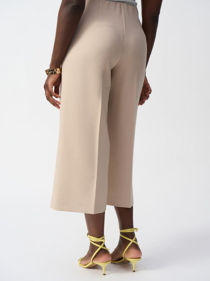 Joseph Ribkoff Pleated High-waisted Trousers In Beige 251265-Nicola Ross