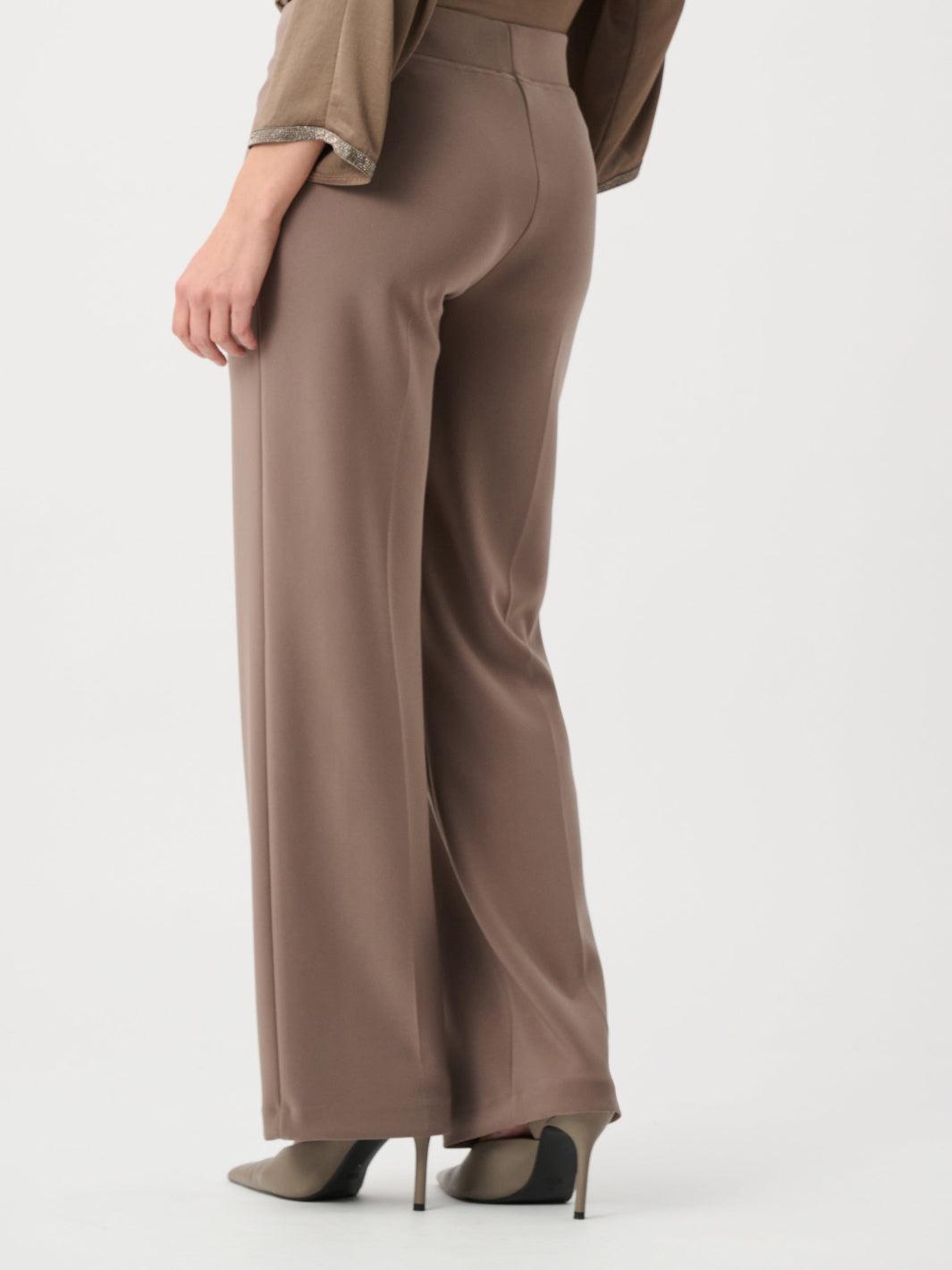 Joseph Ribkoff Pleated Straight Leg Pants In Mink 153088F26-Nicola Ross