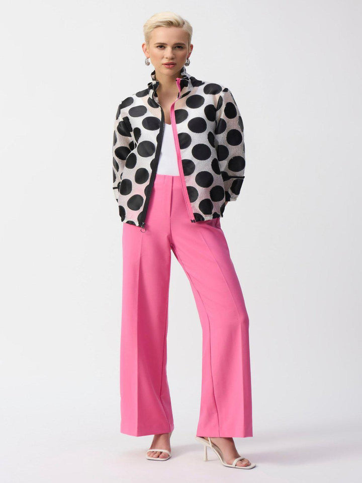 Joseph Ribkoff Pull-on Wide-leg Pant In Pink 251161-Nicola Ross