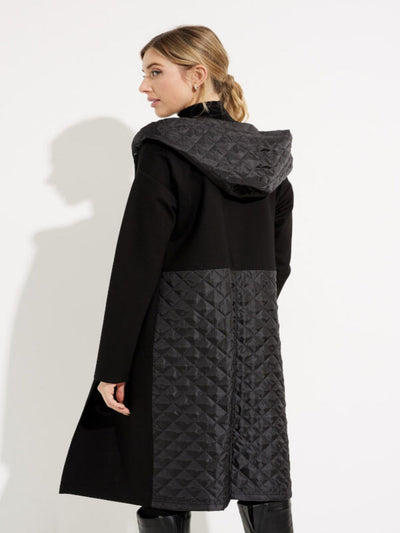 Joseph Ribkoff - Quilted Cover-up In Black 233058-Nicola Ross