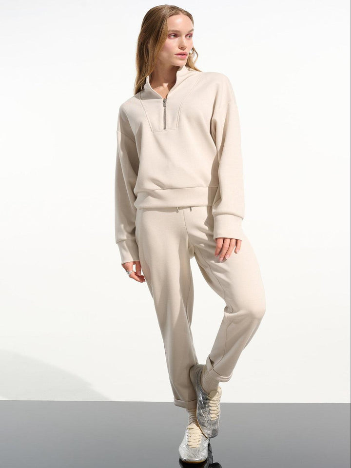 Joseph Ribkoff Relaxed Fit Sweater In Moonstone 261610-Nicola Ross