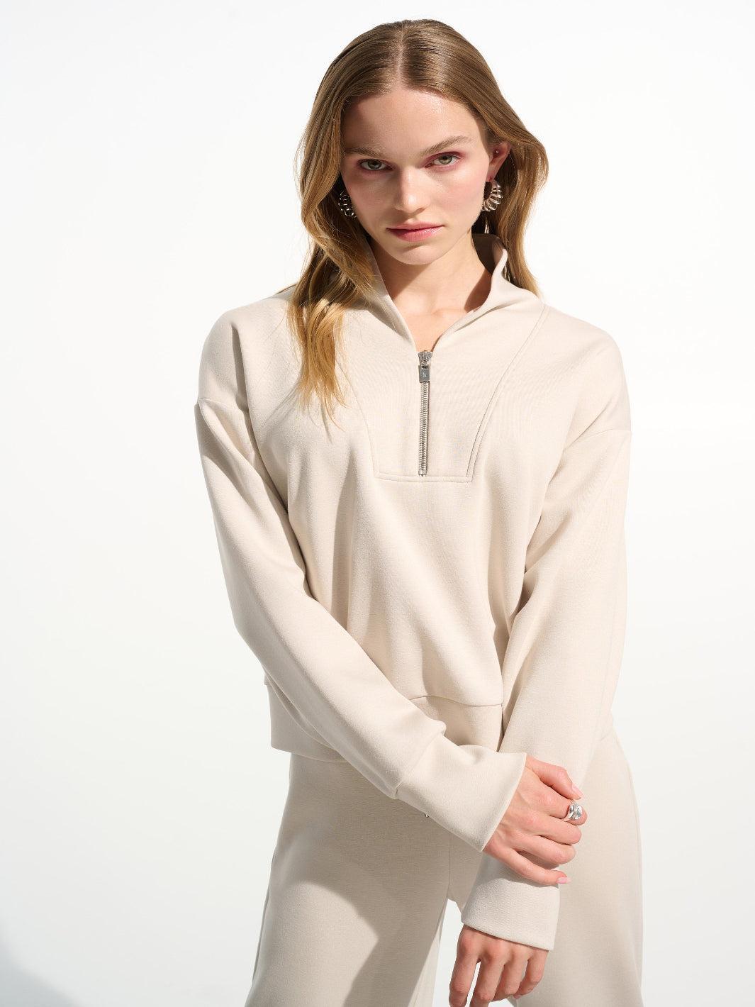 Joseph Ribkoff Relaxed Fit Sweater In Moonstone 261610-Nicola Ross