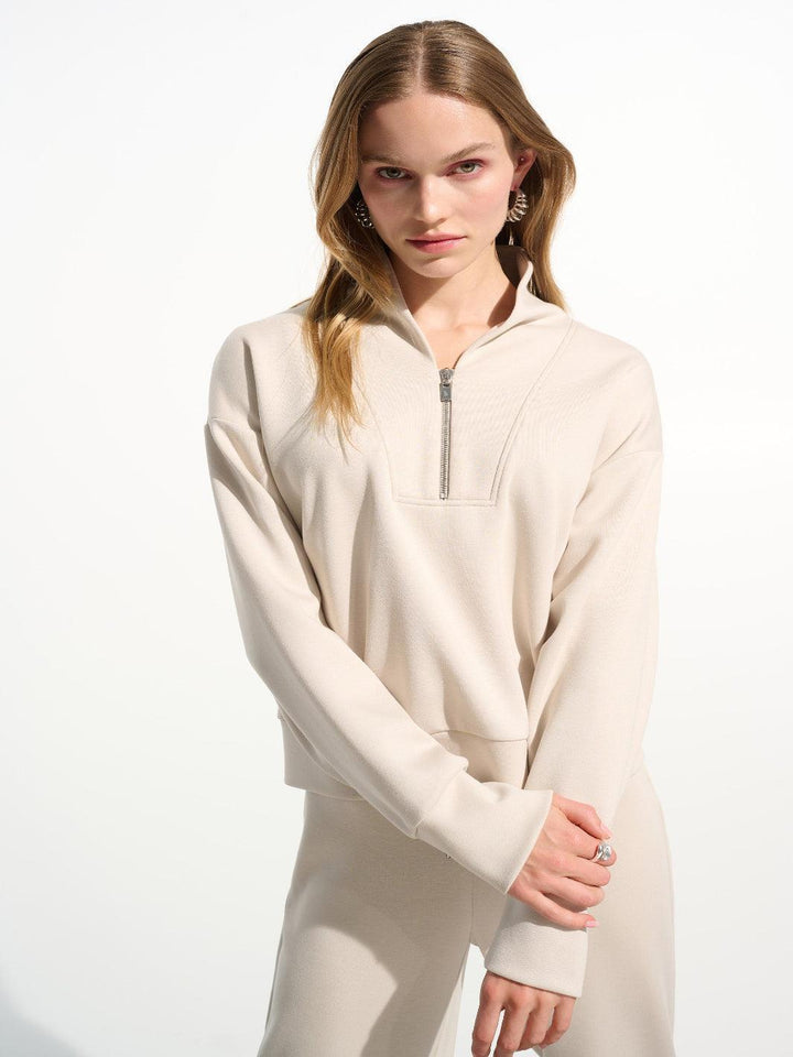 Joseph Ribkoff Relaxed Fit Sweater In Moonstone 261610-Nicola Ross