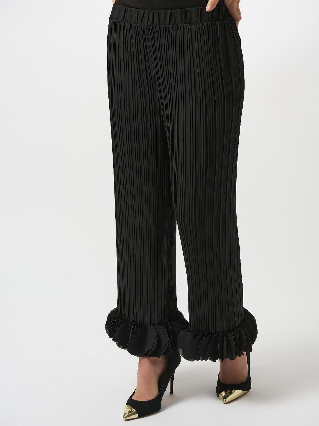 Joseph Ribkoff Relaxed Full-length Trousers In Black 253940