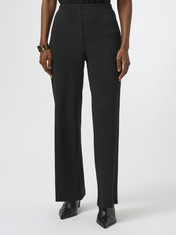 Joseph Ribkoff Relaxed Pleated Trousers In Black 254006-Nicola Ross