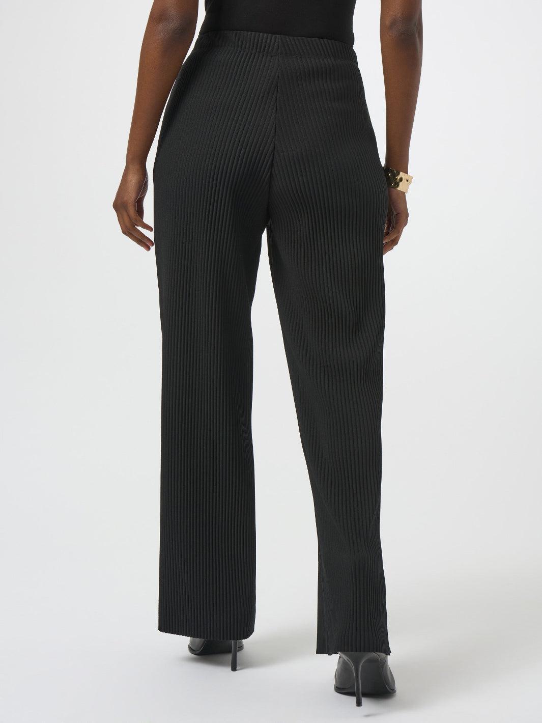 Joseph Ribkoff Relaxed Pleated Trousers In Black 254006-Nicola Ross
